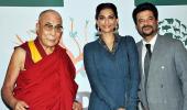 Anil Kapoor, Sonam, Raveena meet the Dalai Lama