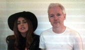 Lady Gaga meets Wikileaks' Julian Assange