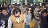 PIX: Newlyweds Saif, Kareena head to Delhi for reception