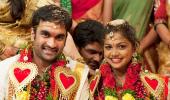 PIX: Telugu comedian Brahmanandam's son Goutham weds