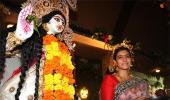 PHOTOS: Kajol celebrates Durga Puja