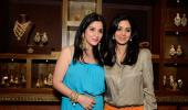 PIX:Maheep launches new line of diamonds, Sridevi supports