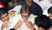 PIX: Amitabh Bachchan, Rani visit Lalbaug Ganpati
