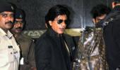 PIX: Shah Rukh Khan, Asin leave for Vancouver