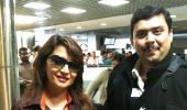 Spotted: Madhuri Dixit at Mumbai airport