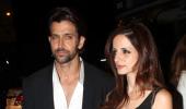 PIX: Hrithik-Sussanne at Farah Khan's store launch