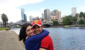 Snapped! TV stars Vivian-Vahbbiz Dsena's Honeymoon PIX