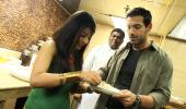 PIX: Following John Abraham from BREAKFAST to DINNER!