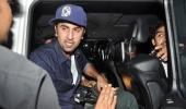 PIX: Ranbir Kapoor LOSES cool with media, drives off with TV camera