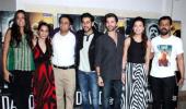 PIX: Shilpa Shetty, Abhishek at David's premiere