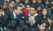 Aamir Khan meets British PM David Cameron