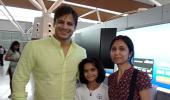 Spotted: Vivek Oberoi at Delhi airport