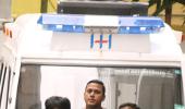 PIX: Shah Rukh Khan visits Hrithik Roshan in hospital