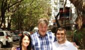 Spotted: Stephen Fry in Mumbai