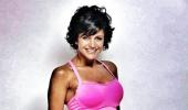 Mandira Bedi flaunts her abs