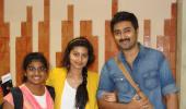 Spotted: Sneha and Prasanna at Chennai airport