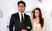 PIX: Abhishek, Aishwarya party with Sharon Stone, Hilary Swank