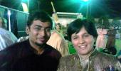 Spotted: Falguni Pathak in Muscat