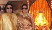 PIX: Bappi Lahiri, Jackie Shroff, Jeetendra's Ganpati celebrations