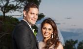 PIX: Diana Hayden gets married