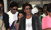 Spotted: Shah Rukh, Farah Khan return from Dubai