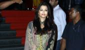 PIX: Aishwarya Rai's evening out with Rajinikanth