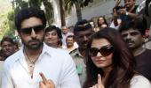 PIX: Bachchans, Ranbir, Shah Rukh, Aamir vote