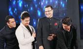 PIX: Shah Rukh, Salman and Aamir's towel dance with Rajat Sharma