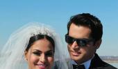 PIX: Veena Malik's 'White Wedding'