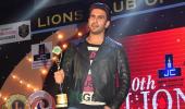 PIX: Ranveer, Aditi Rao Hydari at Lions Gold awards show