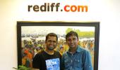 PIX: Filmistaan actors Sharib and Inaam visit Rediff office!