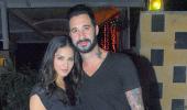 PIX: Sunny Leone, Sara Khan party with Rohit Verma