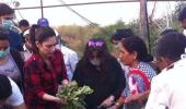 PIX: Tamannaah wields broom for Swachh Bharat