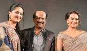 PIX: Rajinikanth, Sonakshi, Anushka at Lingaa music launch