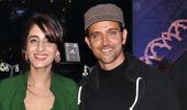 PIX: Hrithik, Sussanne's path clash at Farah Ali Khan's launch