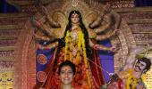 PIX: Kajol, Tanisha celebrate Durga Puja