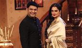 Rekha shoots with Kapil Sharma