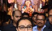 PICTURES: Rani Mukerji visits Lalbaugcha Raja