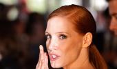 Jessica Chastain, Leonardo DiCaprio: A day in Hollywood