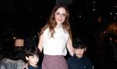 Sussanne, Zayed get together for mum Zarine Khan's book launch