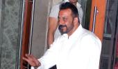 PIX: Sanjay Dutt snapped at Mumbai residence