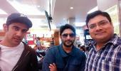 Spotted: Arshad Warsi, Amit Sadh at Mumbai airport