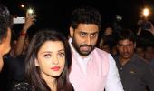 PIX: Aishwarya, Abhishek, Akshara at Shamitabh screening