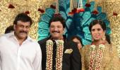 PIX: Chiranjeevi, Samantha at Rajendra Prasad's son wedding