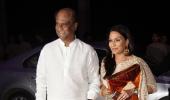 PIX: Sonakshi, Rajinikanth, Rekha at Kush Sinha's reception