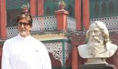 Bachchan sings national anthem at Tagore's birthplace