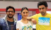 PIX: Arshad Warsi, Amit Sadh, Aditi Rao Hydari visit Rediff