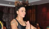 PIX: Rakhi Sawant, Shilpa Shetty celebrate Yoga Day