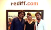 PIX: Miss Tanakpur Haazir Ho team visits Rediff