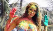 PIX: Sofia Hayat's Holi in a bikini